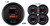 AutoMeter Gauge Kit 5 Pc. 3-3/8in. & 2-1/16in. Elec Speedo Digital Black Dial W/ Red Led