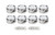 SBF Dished Piston Set 4.125 Bore - 34.2cc