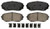 WAGNER BRAKE ZD1258A Wagner QuickStop Ceramic Disc Brake Pad Set