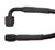 Red Horse Performance RHP3392-03-36 STRAIGHT 3 TO 90 DEGREE 3 36IN PRE ASSEMBLED BRAKE LINE BLACK