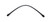 Fragola -3AN Ext Black Covered Assembly Straight x Straight 16in