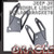 Oracle Jeep JK Single Mounting Pillar Brackets (Pair)