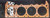SCE Gaskets SCEP643850 CHRYSLER 383440 WEDGE 4.380 X .0 50 PRO COPPER HD GSKT