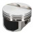 BBM Flat Top Piston Set 4.350 Bore -4cc