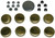 Proform PFM66553 BRASS FREEZE PLUG KIT SBF