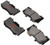 R/M BRAKES EHT1784H BRAKE PAD SET