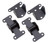 Trans-Dapt TDP4228 CHEVY ALL STEEL MOUNTS; 29/32 IN. TALL 23/8 IN. WIDE TABS ENGINE MOUNT KIT195964 PONTIAC ENGINE