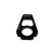 Clamp on Hood Pin Mount 1-1/2 Dia 2-1/2in Tall