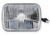 Holley HOLLFRB150 RETROBRIGHT LED HEADLIGHT 5X7 RECTANGLE MODERN WHITE LENS