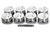 United Engine & Machine Co SLVKB120.STD KB HYPER PISTON  CHEVY 350 ROD 5.700 FLAT TOP 7CC 2V