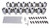 SBF Shaft Rocker Arm Kit - 1.65/1.65 Ratio
