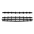 COAST2COAST GI157BLK GI;19-20 SILVERADO;BLK;BAR;W/O LGO