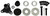Moroso Chevrolet Small Block (Short) Dry Sump & Vacuum Pump Drive Kit - Flange Style