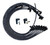 Moroso SBC Under Header 90 Deg Plug 90 Deg Non-HEI Unsleeved Ultra Spark Plug Wire Set - Black