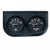AUTO METER 2345 22-GAUGE CONSOLE,BLK,MEC