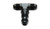 Vibrant -3AN Bulkhead Adapter Tee Fitting - Anodized Black Only