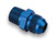 EARLS 981666 Earl's Blue Anodized Aluminum -6AN Male to 3/8" NPT Straight Adapter