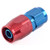 EARLS 800106 Earl's Swivel-Seal Blue And Red Anodized Aluminum Straight -6AN Female to -6AN Hose End