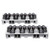 Edelbrock ede5073 Edelbrock Cylinder Head E-Street SB Chevrolet 70cc (Complete Pair)