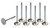 Edelbrock 8- BBC Perf RPM Exhaust Valves 1 880 X 5 450