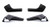 CAMCO 42452 GUTTER SP W/L BLACK 4PK