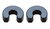 Vibrant Exhaust Hanger Rod Clips for 1/2in OD hanger rod - (SOLD IN PAIRS)