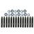 VALVE COVER STUD KIT BBC FABRICATED V/C BULLET NOSE NON SERRATED FLANGE NUTS