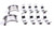 King Small Block Chevy BI-Metal Main Bearing Set
