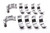 King Ford 302 5.0L Windsor (Size STDX) Main Bearing Set