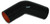 Vibrant 4 Ply Reinforced Silicone Elbow Connector - 4.5in I.D. - 45 deg. Elbow (BLACK)