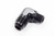 90 Deg #10 to 3/8in Alum Adapter Black