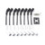 8.5mm Black Ign Wire Set 135 Degree Black Boots