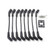 8.5mm Black Wire Set 135 Degree Boots