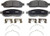 WAGNER BRAKE MX1083 SEMI-MET DISC PAD SET