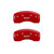 MGP 4 Caliper Covers Engraved Front & Rear MGP Red finish silver ch
