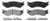 WAGNER BRAKE ZX702A Wagner QuickStop Semi-Metallic Disc Brake Pad Set