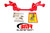 BMR 82-82 3rd Gen F-Body K-Member w/ SBC/BBC Motor Mounts and STD. Rack Mounts - Red