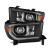 0713 TUNDRA/0817 SEQUOIA LUXX LED PROJ HEADLIGHTS BLACK W/SEQ ACTIVATION SEQ SIGNAL & DRL LIGHT