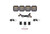 SS5 SPORT UNIVERSAL CROSSLINK 4POD LIGHT BAR WHITE DRIVING