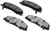 R/M BRAKES EHT1159H BRAKE PAD SET