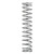 INDIVIDUAL COILOVER RACE SPRING MIDDLE 300MM INSIDE DIAMETER SILVER