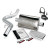 MONSTER EXHAUST SYSTEM S/SCHROME TIP  199799 JEEP 2.5/4.0L WRANGLER SLIP FIT