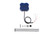 STAGE SERIES SINGLECOLOR LED ROCK LIGHT BLUE BARE WIRE (EACH)