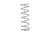 Eibach EIB1600.300.0750S SILVER COILOVER SPRING 3.00IN I.D.