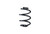 0917 TIGUAN SINGLE REAR SPRING BLACK