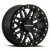 Raceline RCLA91B-57037-52 BL RYNO BLACK W/BLACK RING 15X7 4X137 (5+2)