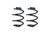 1013 AUDI A3 TDI HATCHBACK SINGLE FRONT SPRING BLACK