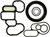MAHLE Original Acura Cl 03-01 Timing Cover Set