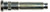 Dorman 610301 Rear 9/16-18 Serrated Wheel Stud - .622 In. Knurl, 3-1/4 In. Length for Select Ford Models, 10 Pack