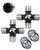 HEAVY DUTY CHROMOLY UJOINT LARGER 1350 SERIES
